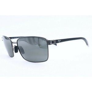 Maui Jim Cove Perk MJ 531-02D Gunmetal Sunglasses Gray Polarized Lenses 60mm(A)